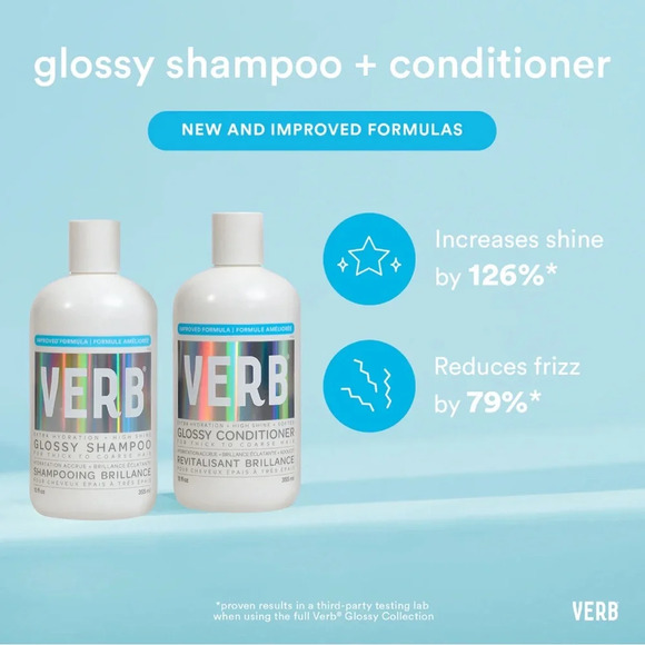 NEW- Verb Glossy Shampoo & Conditioner 32.oz set - Picture 8 of 12